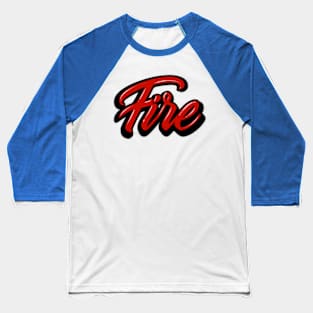 Fire Baseball T-Shirt